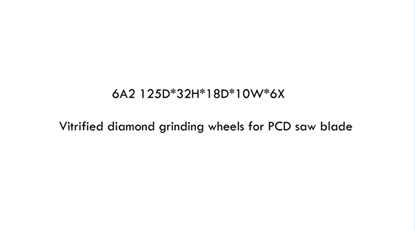 Ceramic Diamocnd Grinding Wheel for PCD Saw Blade