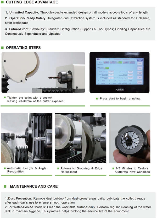 New Generation of Tool Sharpening Machines