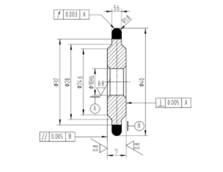 Special resin CBN grinding wheel