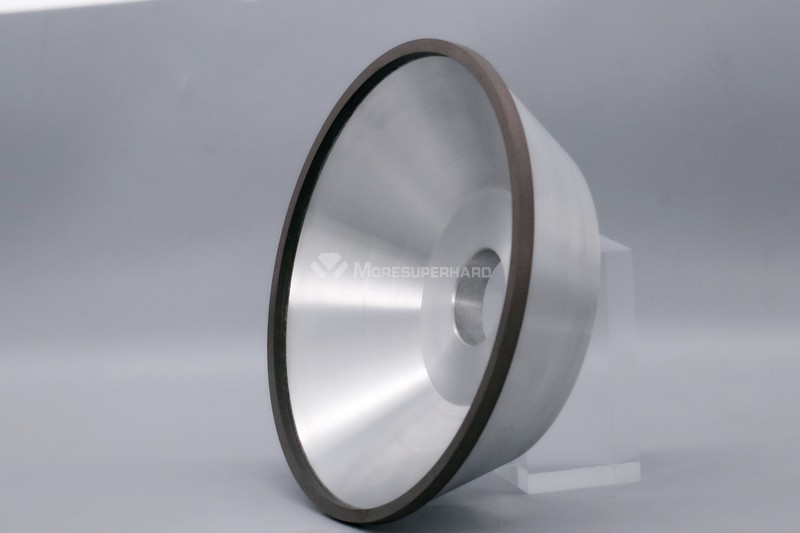 Resin diamond peripheral wheel for carbide inserts