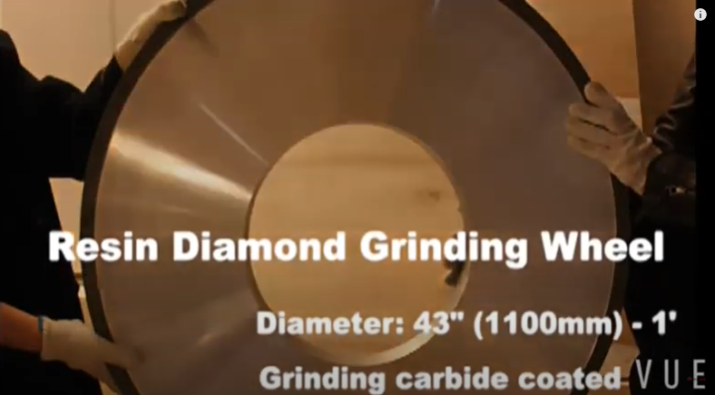 43″ OD Diamond Wheel, Resin Diamond Grinding Wheel Production Process