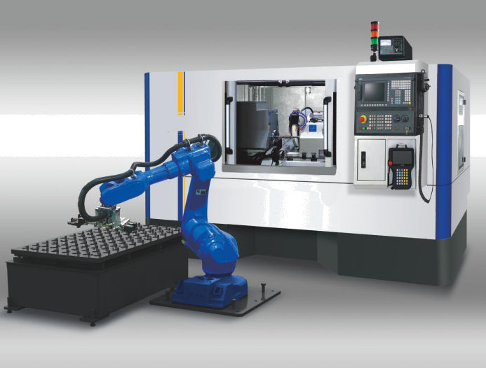 cylindrical grinding machine With Robot