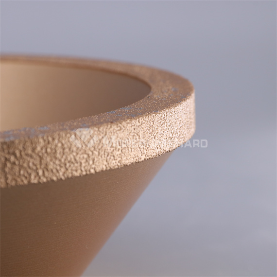 12A2 Vaccum brazed diamond grinding wheel for thermal spraying industry