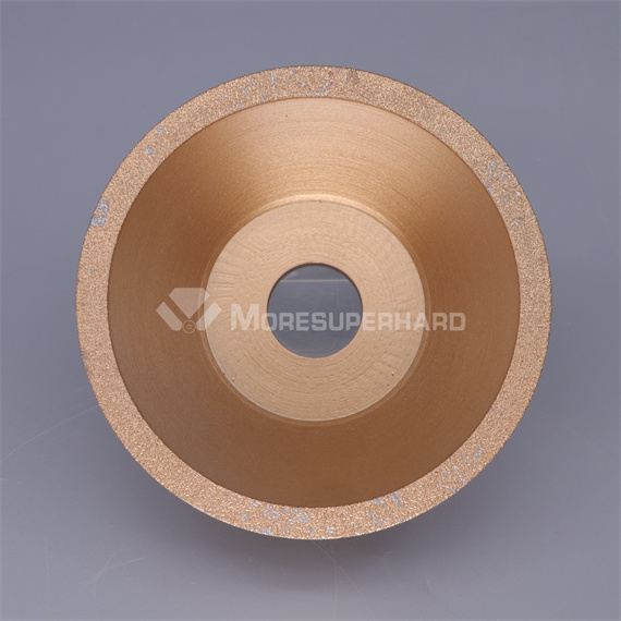 Vaccum brazed diamond grinding wheel for carbide thermal spraying industry