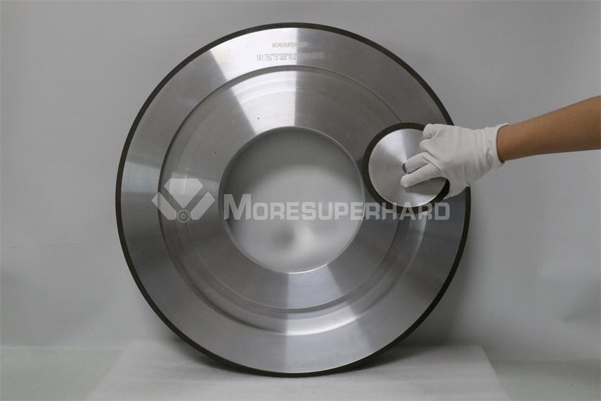 1A1 D750xH305xT75xX10mm resin diamond grinding wheel