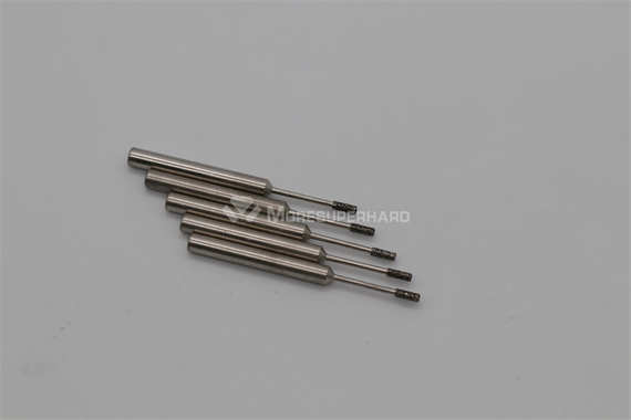 Electroplated CBN internal grinding heads with diameter 1.3mm