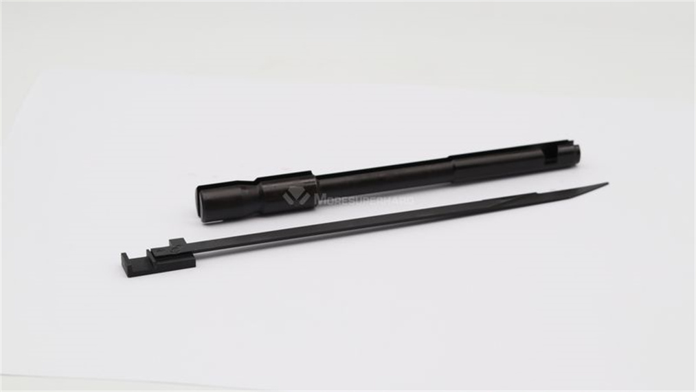 Honing rod for processing tractor hydraulic control cutting