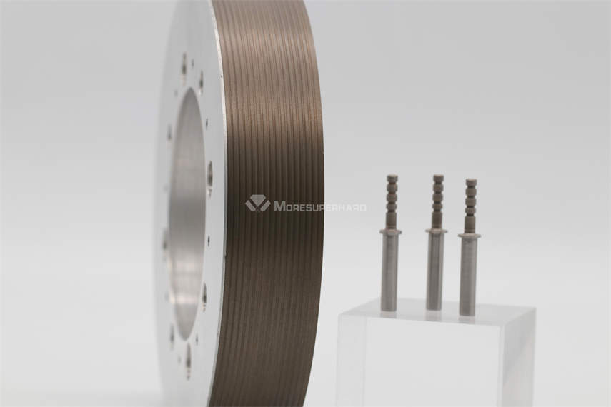 Wafer chamfering grinding with Metal grinding wheels