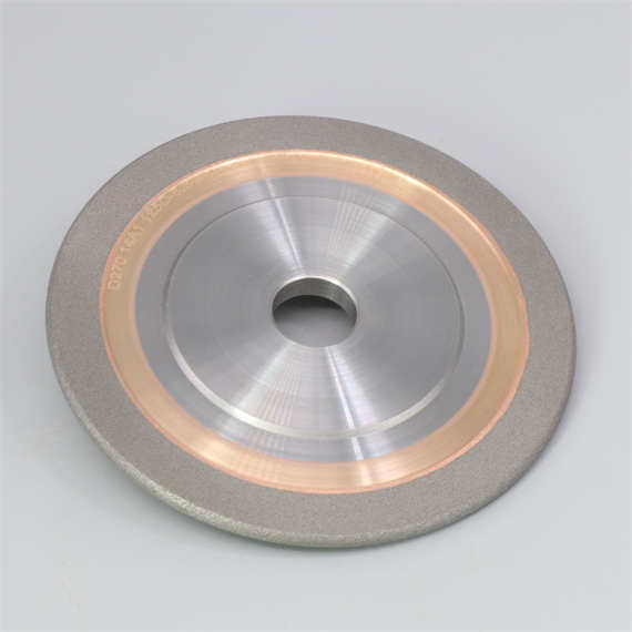 14A1 Hybrid Bond Diamond Grinding Wheel on CNC Tool Grinders